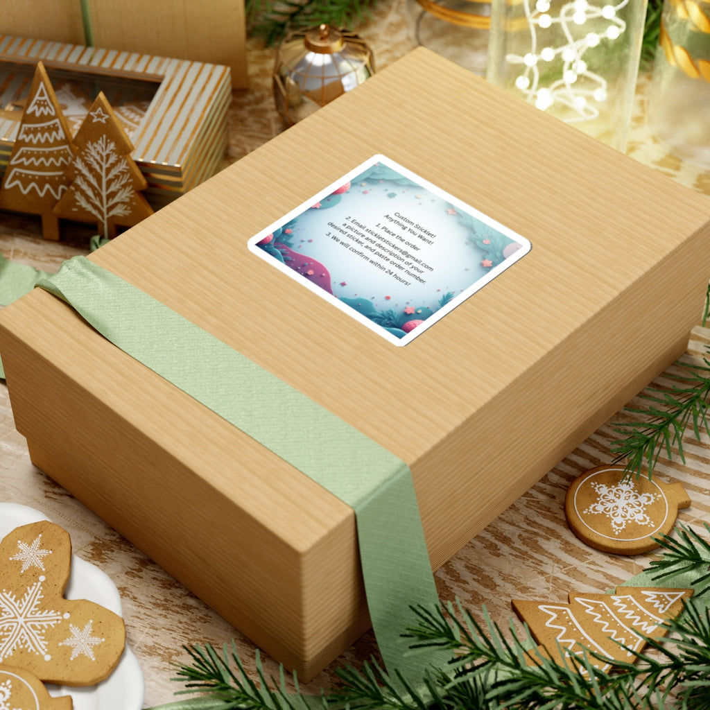 Custom Kiss-Cut Stickers for Personalized Decor | Perfect for Gifting and Creative Projects