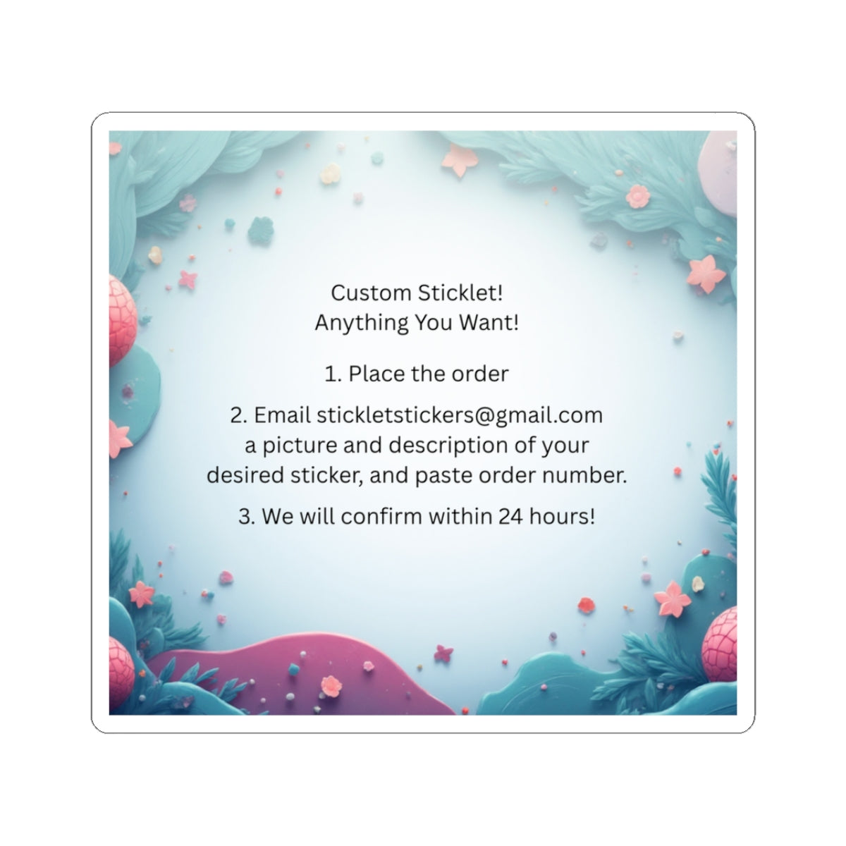 Custom Kiss-Cut Stickers for Personalized Decor | Perfect for Gifting and Creative Projects